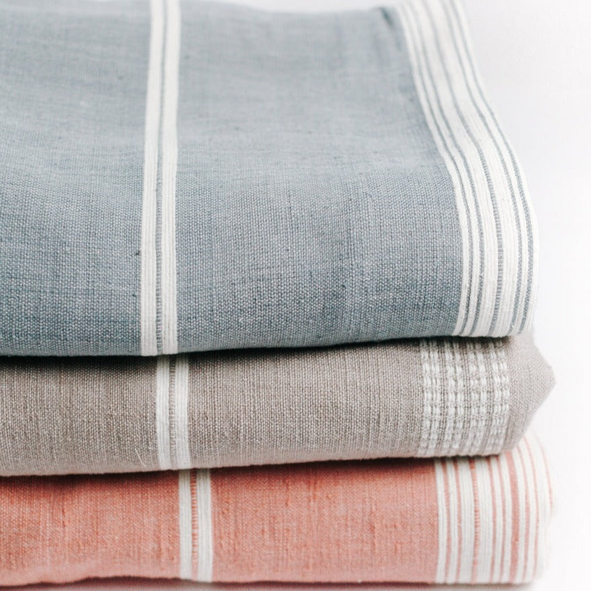 Cotton Baby Blanket - Light Blue