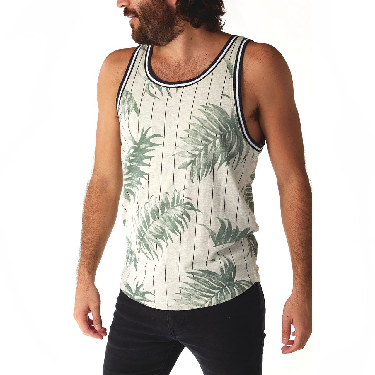 Jonas Ribbed Cotton Tank