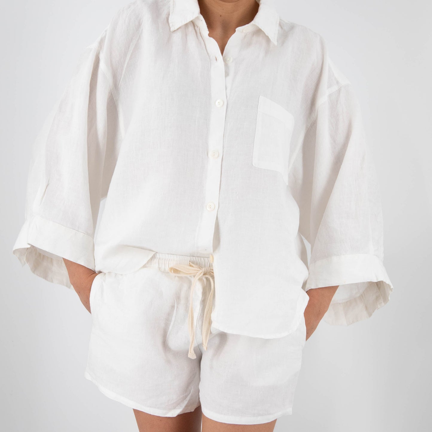 Carrie Linen Sleepwear Set