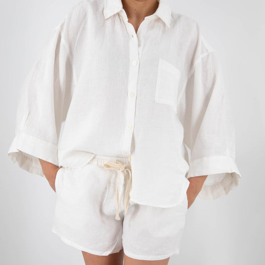 Carrie Linen Sleepwear Set