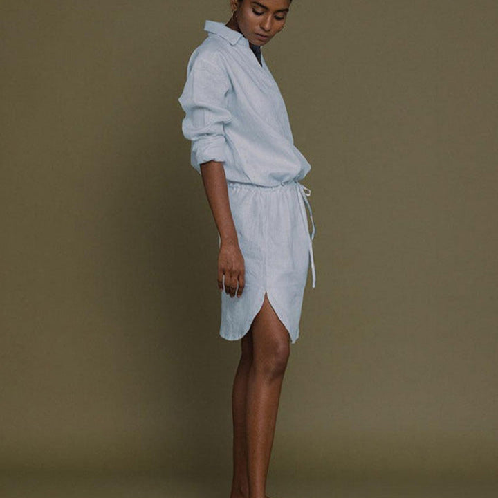 Meet me by the Cliff Dress in Blue