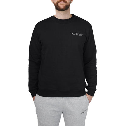 SALTVERK Cotton Sweatshirt - Black