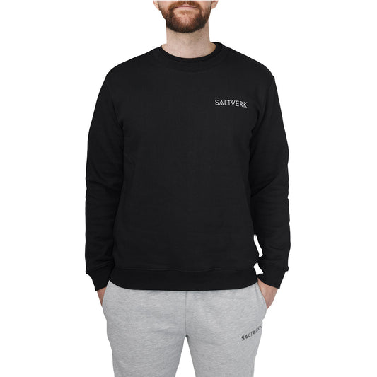 SALTVERK Cotton Sweatshirt - Black
