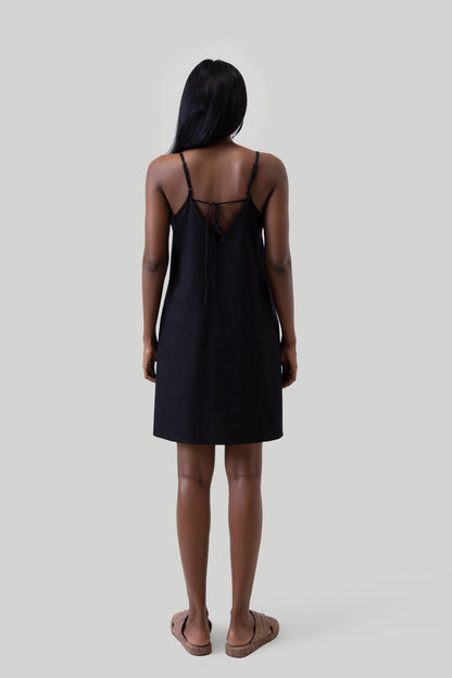 Short Tent Dress in Black