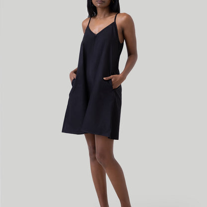 Short Tent Dress in Black