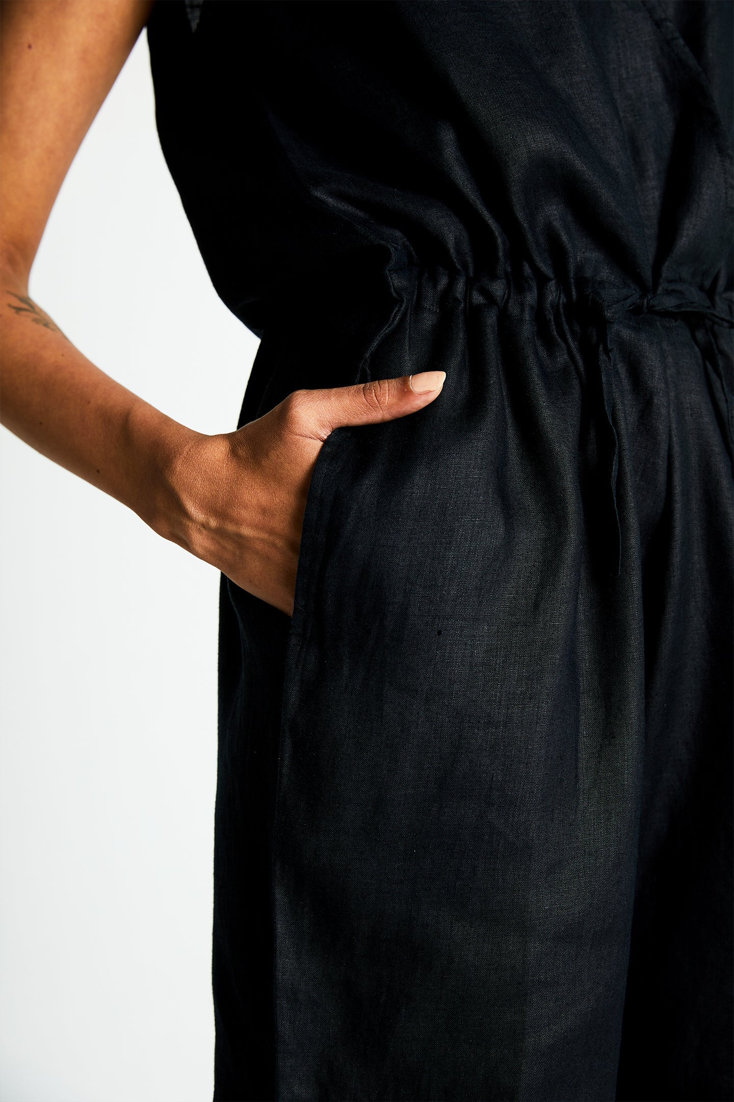 Smoke and Mirrors Romper in Black