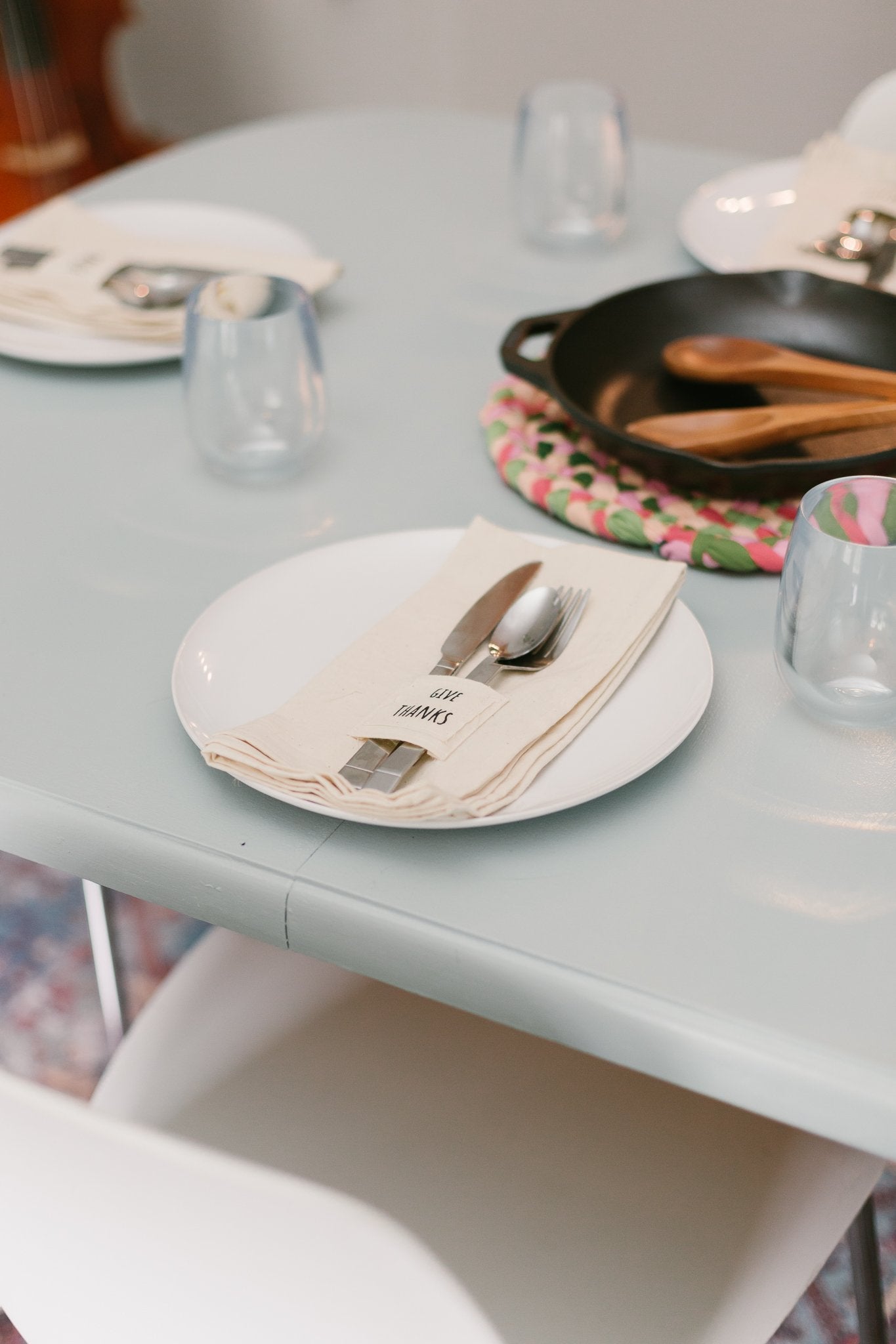 Pocket Cotton Napkin Set of 4