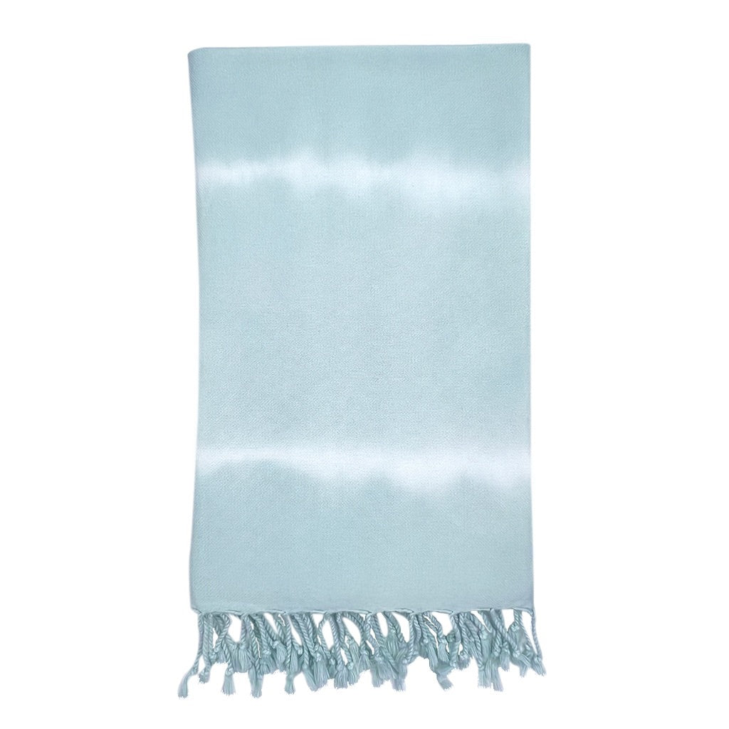 Ocean Blue Tie Dye Turkish Beach Towel