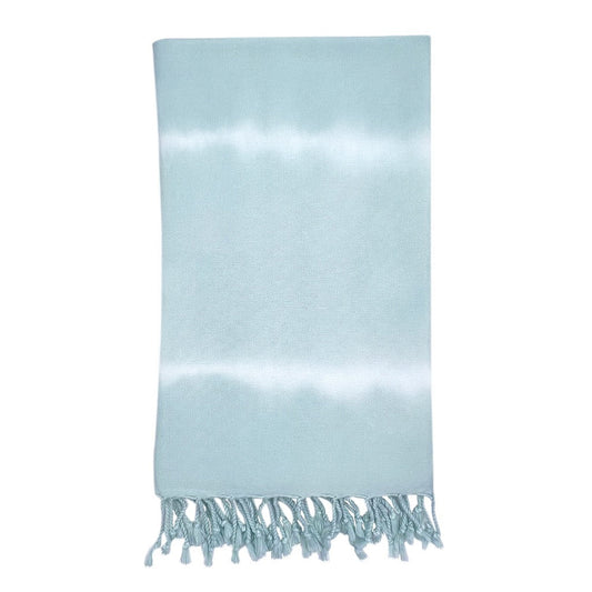Ocean Blue Tie Dye Turkish Beach Towel
