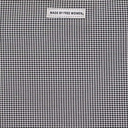 Boyfriend Shirt Bag Houndstooth
