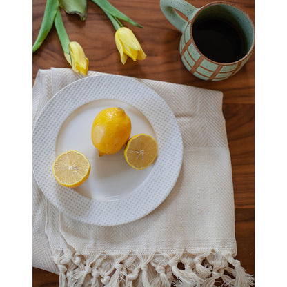 Herringbone Turkish Cotton Hand Towel