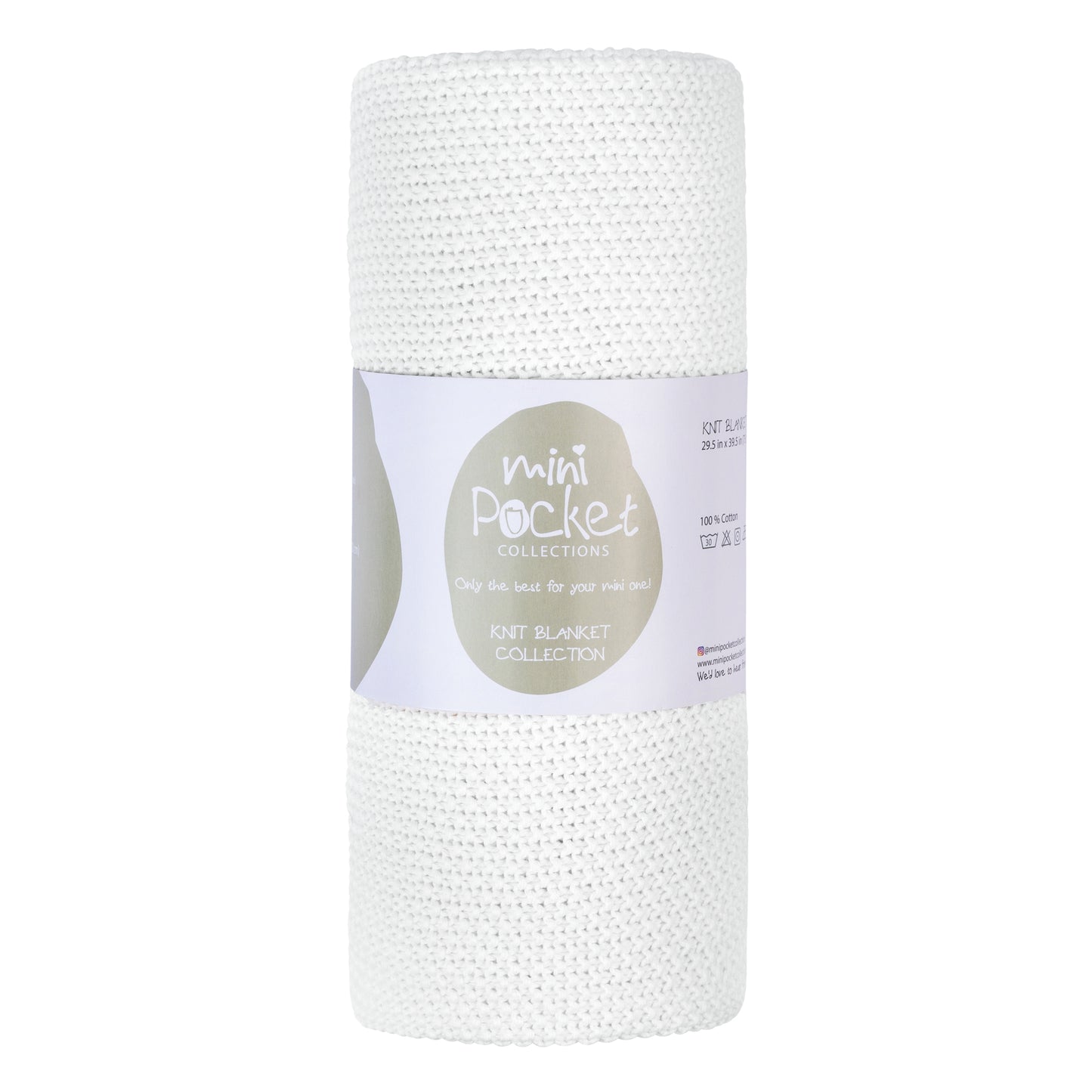 Cotton Knit Baby Blanket