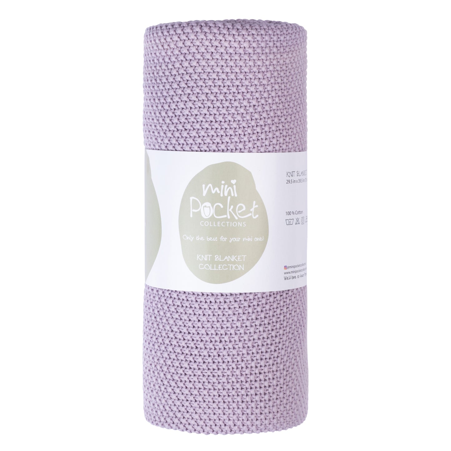 Cotton Knit Baby Blanket