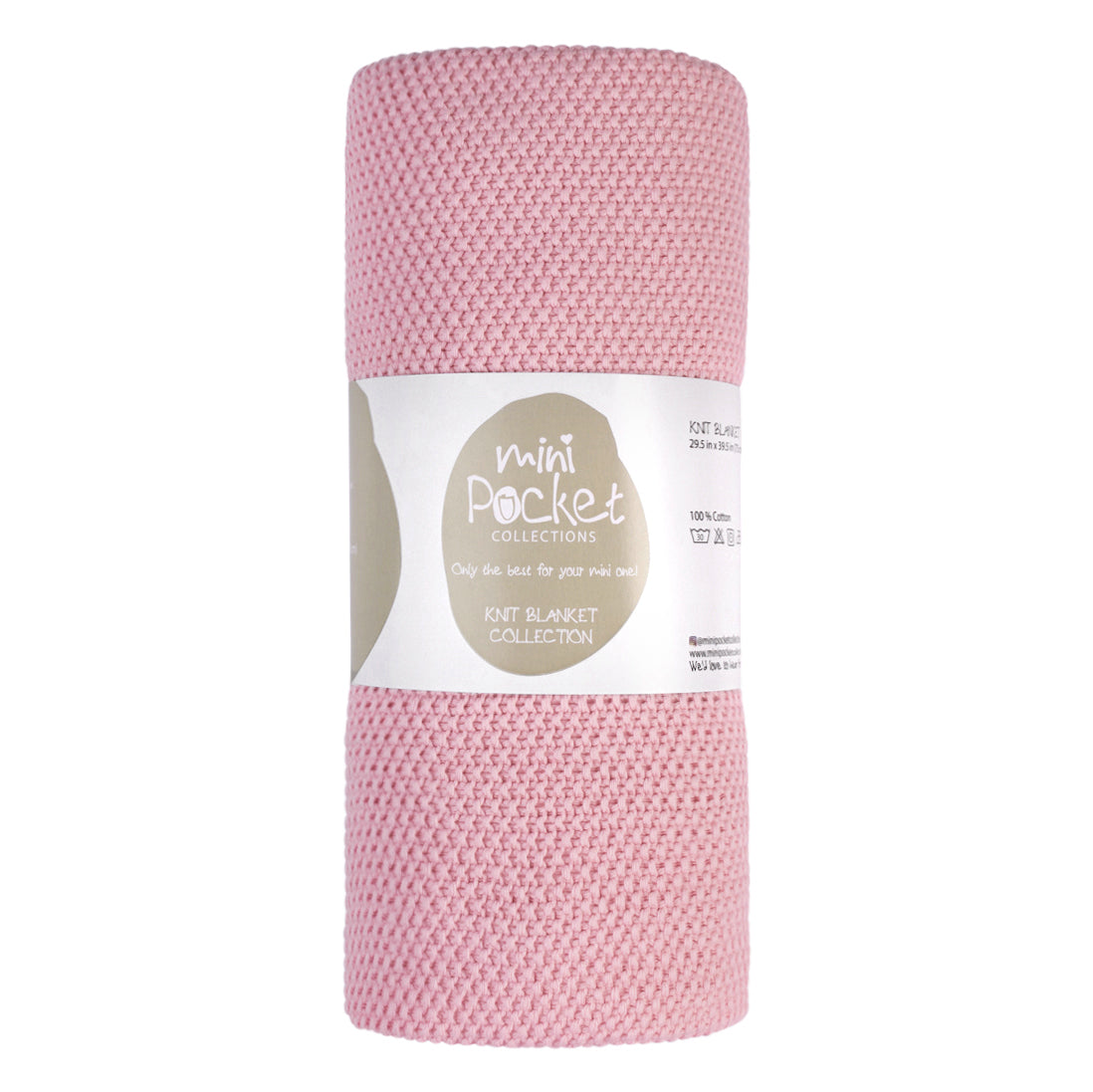 Cotton Knit Baby Blanket
