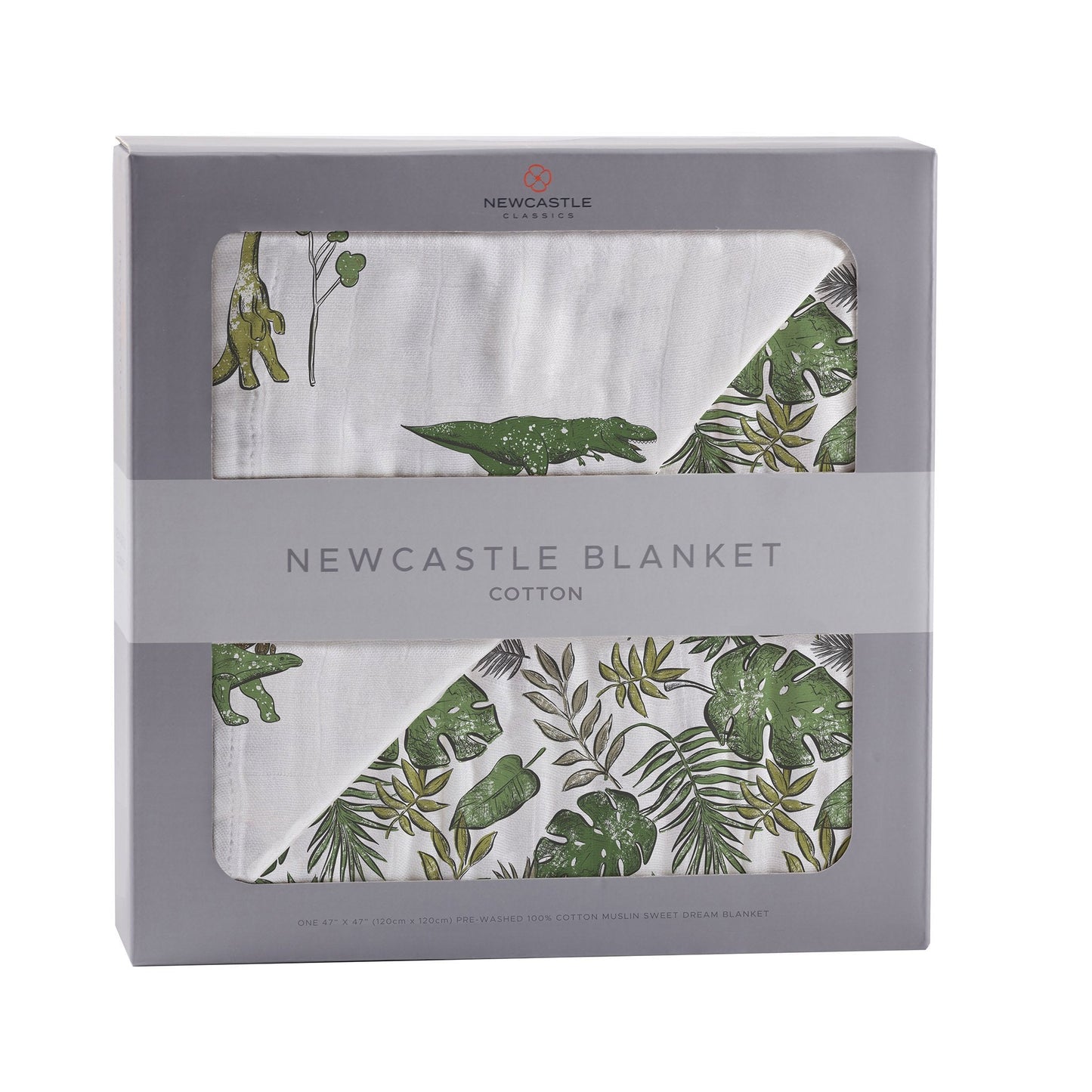 Dino Days and Tropical Forest Newcastle Cotton Blanket