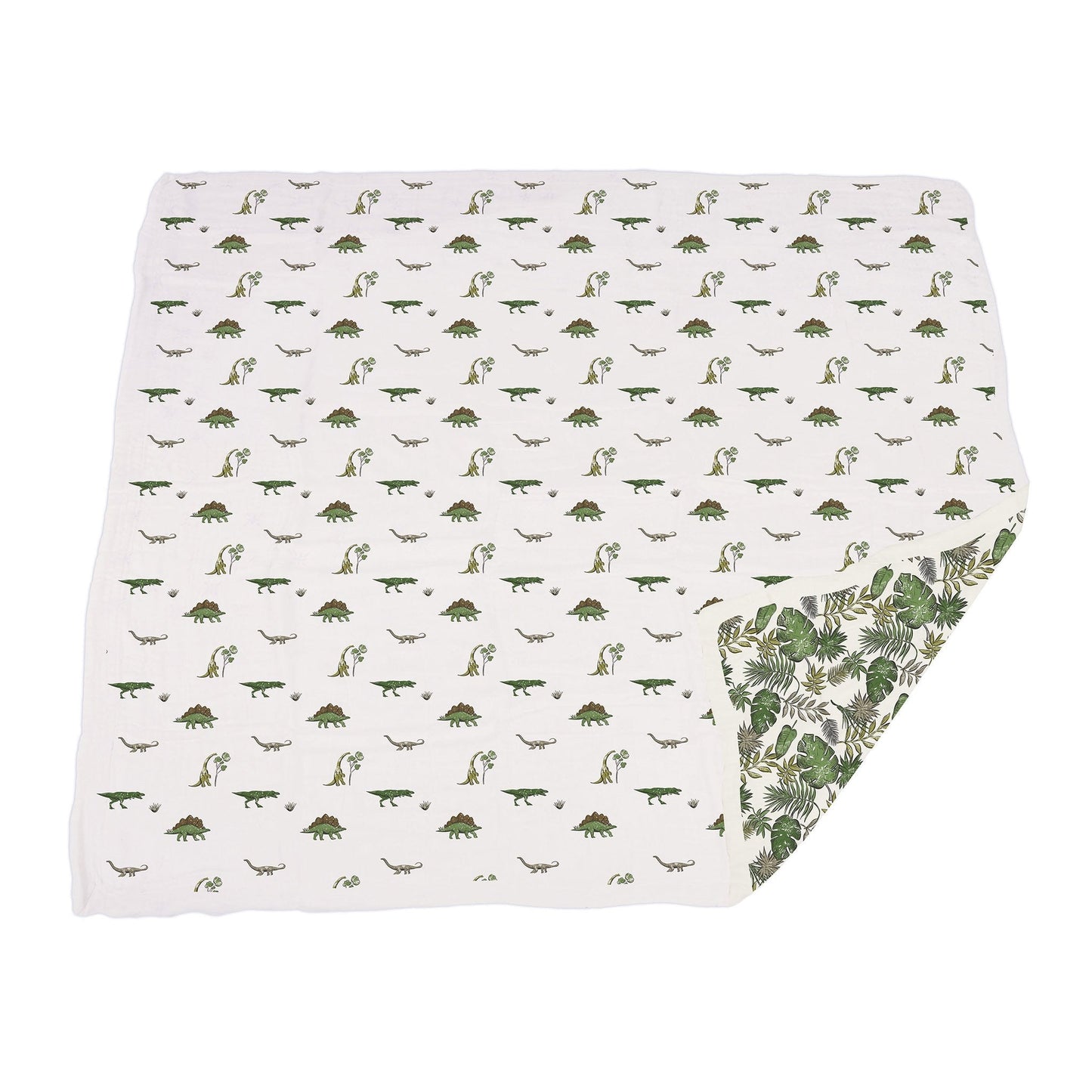 Dino Days and Tropical Forest Newcastle Cotton Blanket